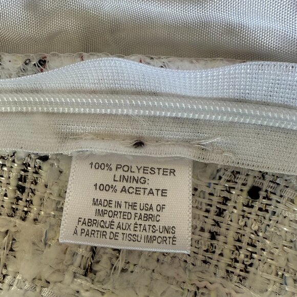 NWT MISA Los Angeles Choupette Metallic Tweed Shorts Size M Zipper Pockets - Picture 4 of 6